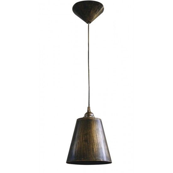 Κρεμαστό φωτιστικό FUN-01 1L BRONZE