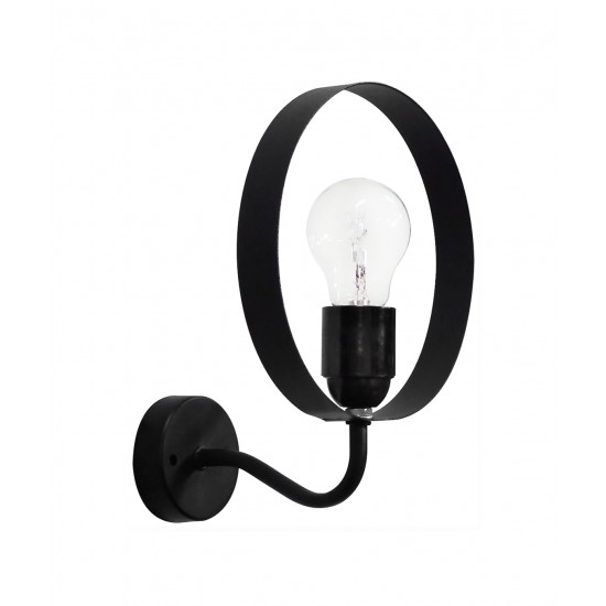 Φωτιστικό τοίχου  HALKA/AP BLACK