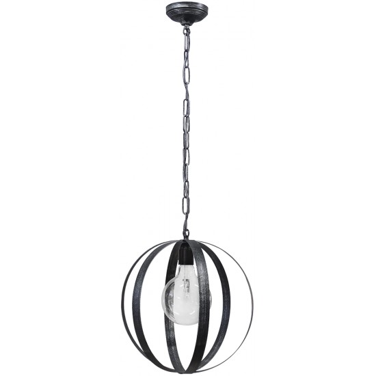 Κρεμαστό φωτιστικό μεταλλικό LAMA/35  1/L CHAIN SILVER