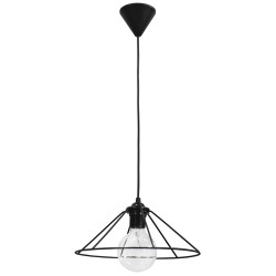Φωτιστικό μεταλλικό FUN-350/24 1L PENDEL BLACK