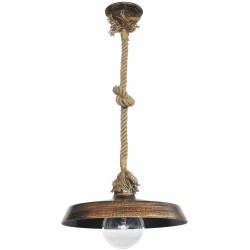 Κρεμαστό φωτιστικό Vintage US-GAS 1L ROPE UT-BRONZE