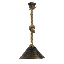 Κρεμαστό φωτιστικό CONOS/30 ROPE 1L UT-BR