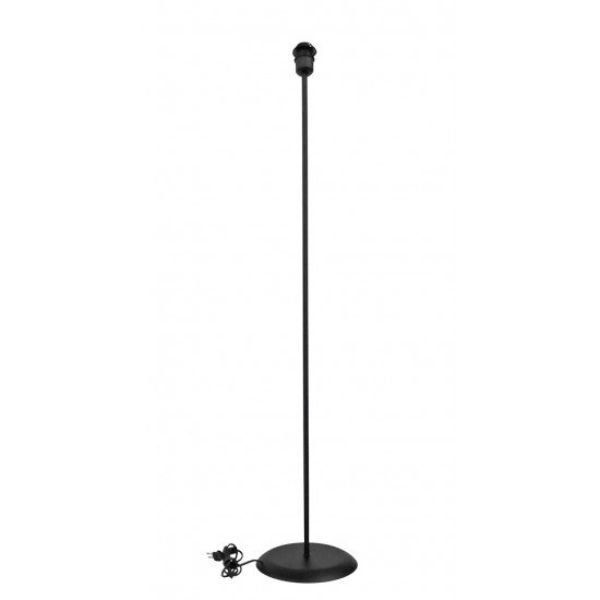 FLB-03-B BLACK Βάση φωτιστικό δαπέδου μεταλλικό H126cm