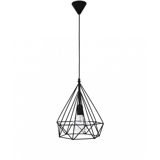 DM-02 BLACK 1L Κρεμαστό φωτιστικό Φ23