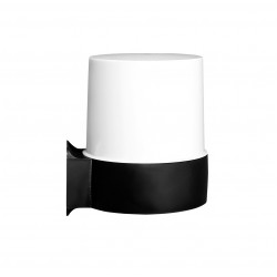 Επιτοίχιο εξωτερικό φωτιστικό πλαστικό D-282 BLACK