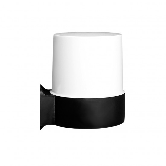 Επιτοίχιο εξωτερικό φωτιστικό πλαστικό D-282 BLACK