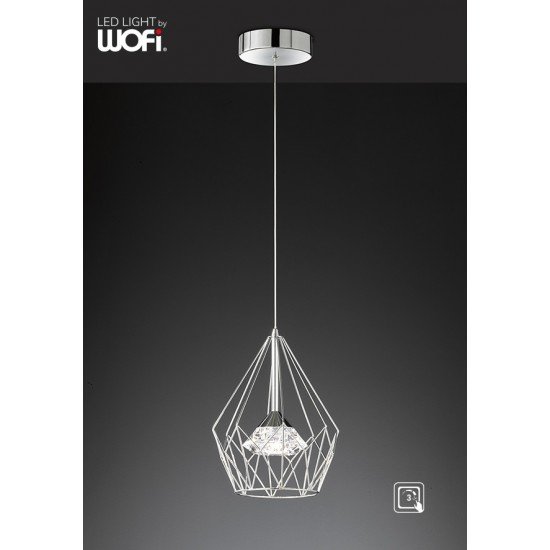 Κρεμαστό led "Amy" 11w 1190lm Ø25cm