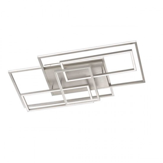 Οροφής led "Viso" 72w 6200lm Νίκελ Ματ