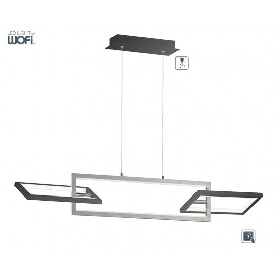 Κρεμαστό led "Muriel" 26w 2700lm