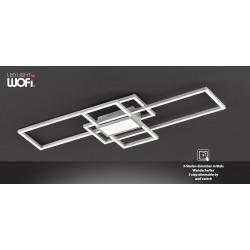 Οροφής led "zenit" 28w 2700lm Νίκελ Ματ