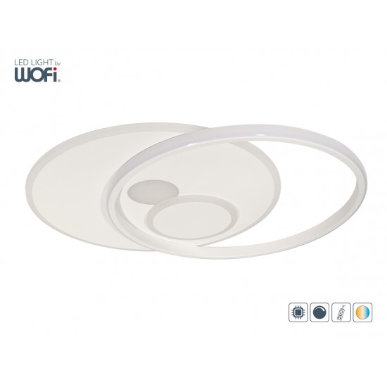 Οροφής Led "Akon" 38w 3000lm 3cct με control