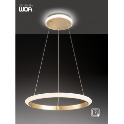 Κρεμαστό Led "Newa" 27,5w 2450lm Ø50cm χρυσό