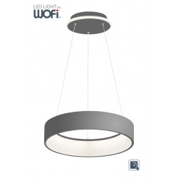 Κρεμαστό led "Shay" 36w 2520lm Ø45cm Ανθρακί