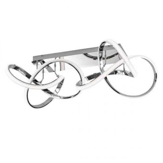 Οροφής led Indigo 5500lm 64w χρώμιο