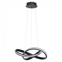 Κρεμαστό led "Salo" 28w 1900lm μαύρο