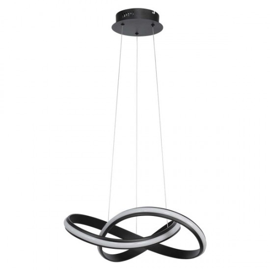 Κρεμαστό led "Salo" 28w 1900lm μαύρο