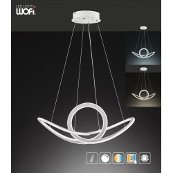 Κρεμαστό Led "Madison" 53w  4700lm 3cct με control