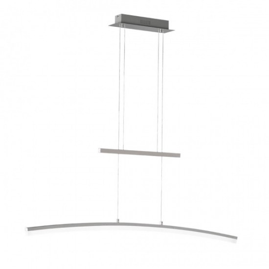 Κρεμαστή ράγα led "Ferrol" 29w 2900lm νίκελ ματ