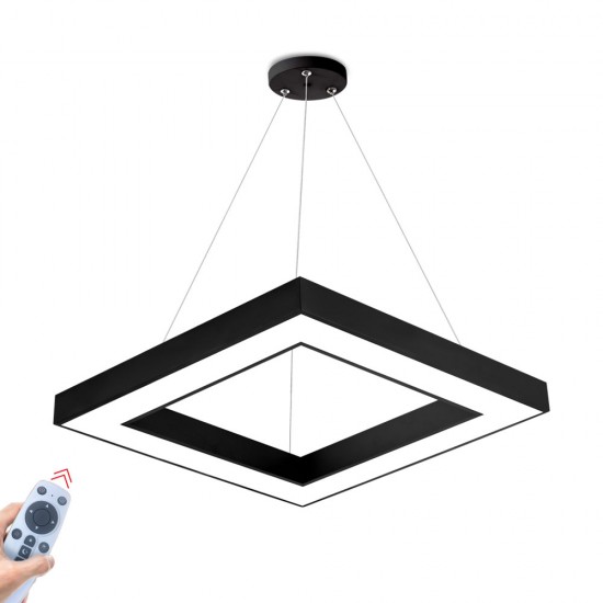 Κρεμαστό Led 45w, CCT με CONTROL 4650lm, 60x60x6cm