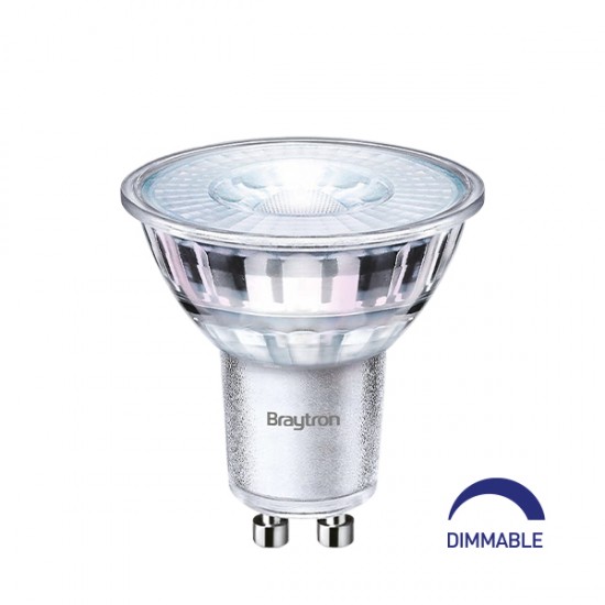 Λάμπα led GU10 Γυάλινη Dimmable 5.5W 38° 2700k