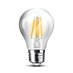 Λάμπα led filament διάφανη Ε27 Α60 7w 2700k