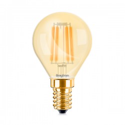 Λάμπα led σφαιρικό filament μελί 4W E14 2200K