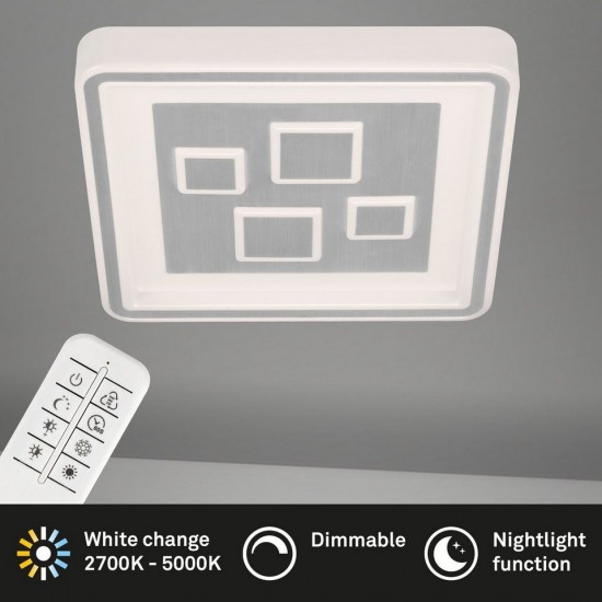 Πλαφονιέρα 42W, 4000 Lumen με τηλεχειριστήριο (CCT)