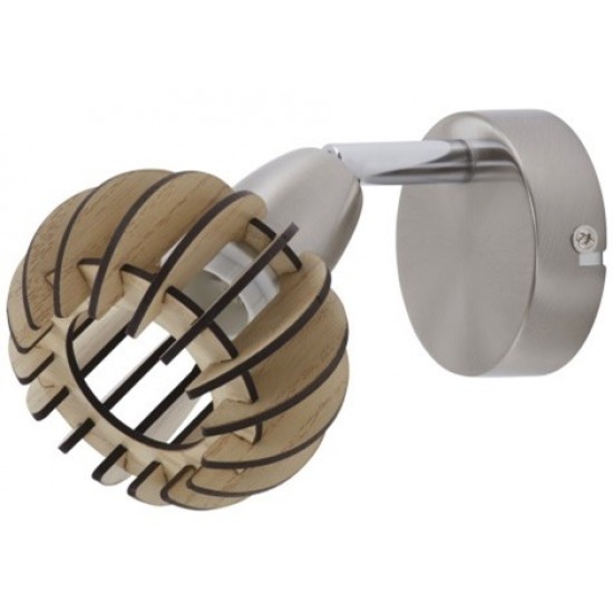 Σποτ Νίκελ Σατινέ/Ξύλο φυσικό