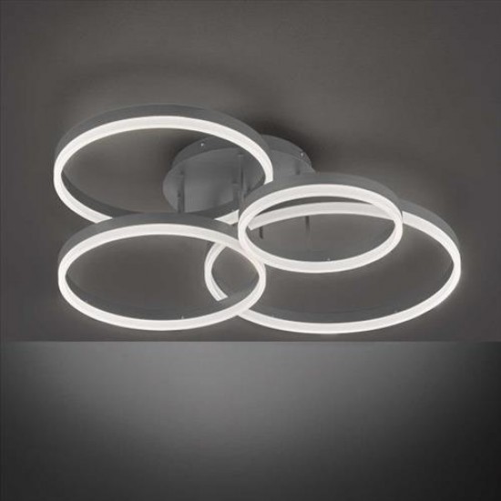 Οροφής led "vaasa" 55w 3800lm Ανθρακί