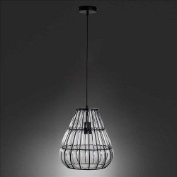 Κρεμαστό μονόφωτο "BANKS" Ε27 Ø29cm