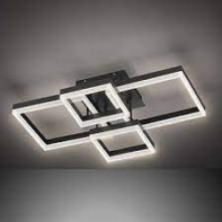 Οροφής led "vaasa" 50w 3130lm Ανθρακί