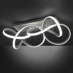 Οροφής led Indigo 5500lm 64w μαύρο