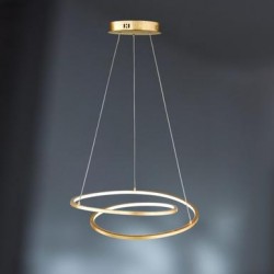 Κρεμαστό Led "Loris" 23w 2100lm χρυσό ματ