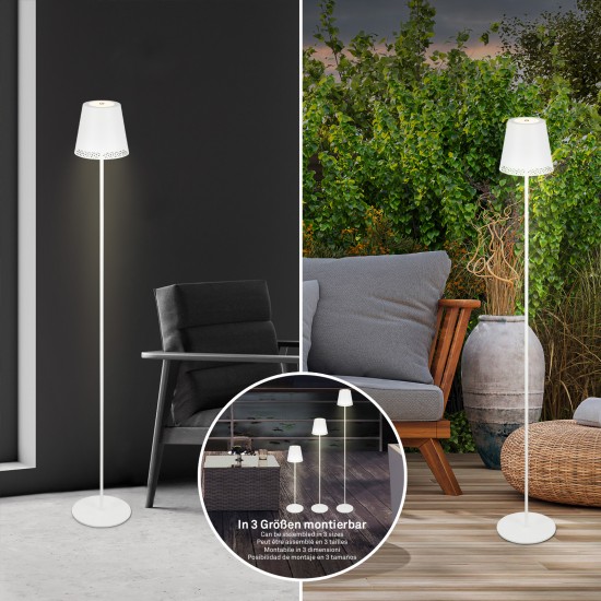 Επαναφορτιζόμενο φωτιστικό δαπέδου IP44 "KIKI" 3,5w 3000k