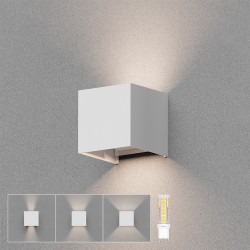 Απλίκα "Vecta" IP54 Λευκή (Λάμπα G9 6,5w εμπεριέχεται)
