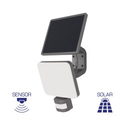 Προβολέας ηλιακός (solar) IP54 15w 1500lm CCT με ανίχνευση