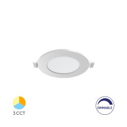 Πάνελ 4w CCT Dimmable Λευκό