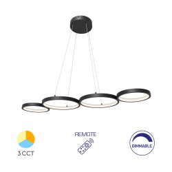 Κρεμαστό led "Nela" 60w 6050lm CCT με Control