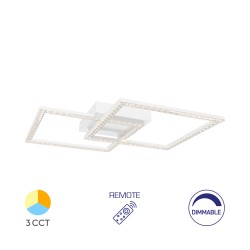 Οροφής led "Crystal" 55w 6050lm CCT με Control