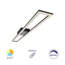 Οροφής led "Crystal" 40w 4400lm CCT με Control