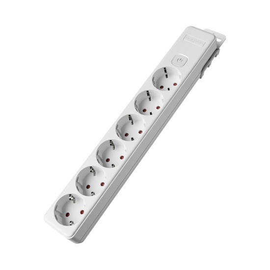 Πολύπριζο Xline 6Θ. Με Διακόπτη Χωρίς Καλώδιο Με Βάση Στήριξης