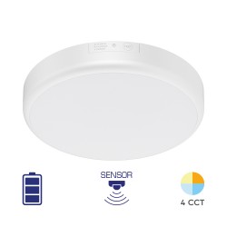 Πλαφονιέρα led "Grande" 20w 4in1 2000lm IP54 με ανίχνευση κίνησης, μέρα νύχτα και ασφαλείας