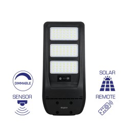 ΦΩΤΙΣΤΙΚΟ LED ΔΡΟΜΟΥ ΗΛΙΑΚΟ 50W 6500K IP65 ΜΑΥΡΟ