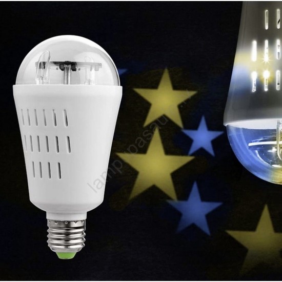 Λάμπα led διακοσμητική Ε27 4w (αστεράκια)