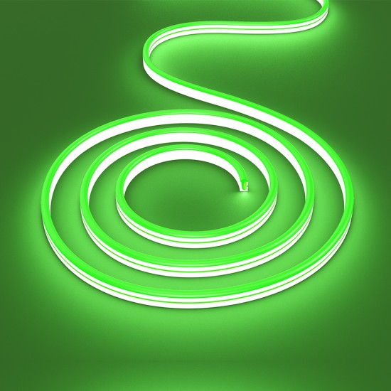 Ταινία led NEON flex 6w/m 220V GREEN IP65 Ταινία led NEON flex 6w/m 220V GREEN IP65