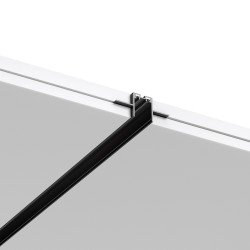 Μαγνητική Ράγα 1m 48VDC Χωνευτή Μαύρη slim