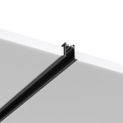 Μαγνητική Ράγα 2m 48V Χωνευτή Μαύρη slim