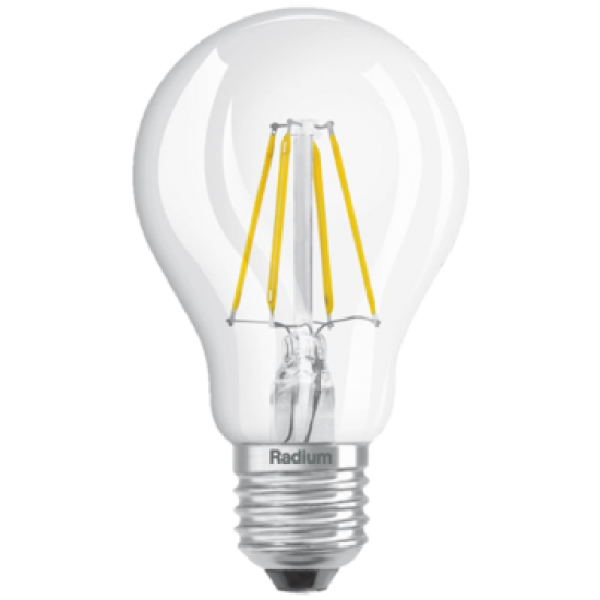 Λάμπα led "filament" διάφανη E27 Α60 4,2w 2700k 470lm
