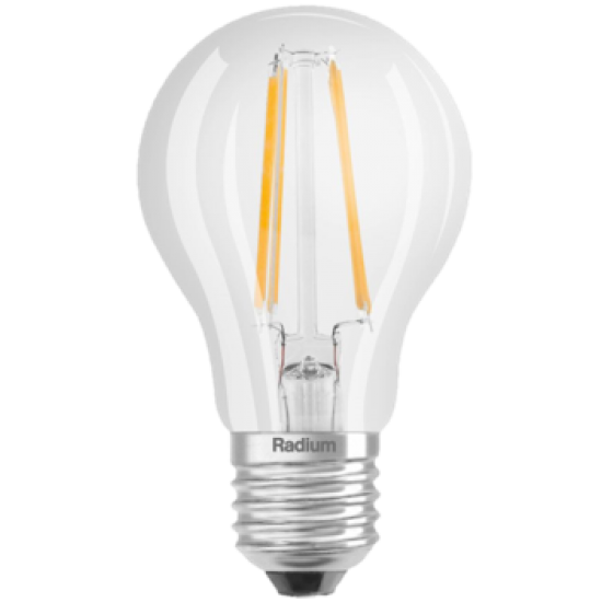 Λάμπα led "filament" διάφανη E27 Α60 5,9w 4000k 806lm