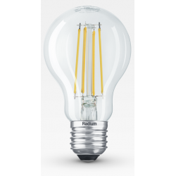 Λάμπα led "filament" διάφανη E27 Α60 7,5w 4000k 1055lm